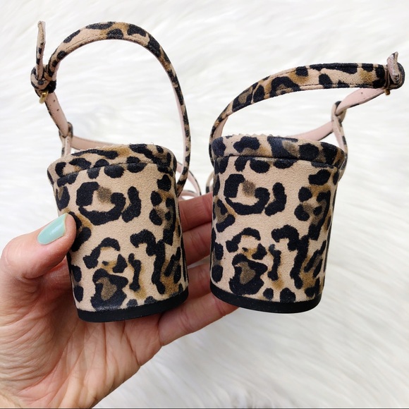 New J. Crew Odette Sandals in Leopard Suede - Picture 2 of 13